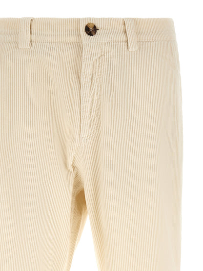 Brunello Cucinelli Beige Cotton Casual Pants