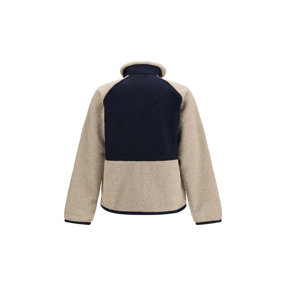 Windbreaker Jacket by Canada Goose for men in merino wool nylon polyester cotton & lyocell beige showcases a modern silhouette, integrating pockets & windproof and a modern for a sophisticated finish.