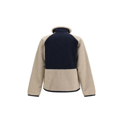 Windbreaker Jacket by Canada Goose for men in merino wool nylon polyester cotton & lyocell beige showcases a modern silhouette, integrating pockets & windproof and a modern for a sophisticated finish.