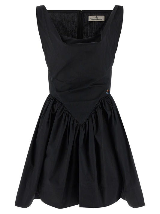Vivienne Westwood Black Cotton Short Dress