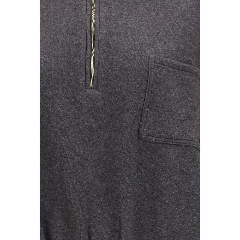 Sweatshirt by Darkpark for women in cotton gray features an magnificent silhouette, showcasing a sophisticated and detail for a truly magnificent finish.