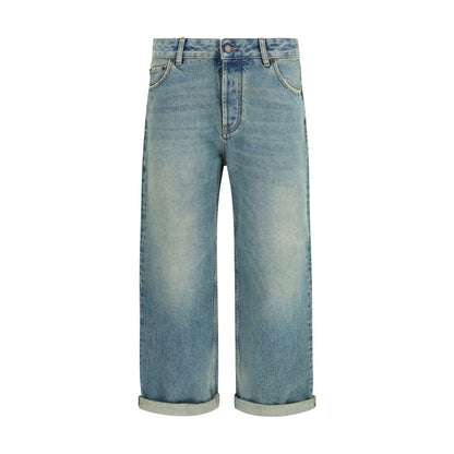Jeans by Darkpark for women in denim cotton blue presents a tailored silhouette, showcasing a tailored straight-leg, relaxed-fit, regular-fit, boyfriend & cropped and cropped cut with a refined for a truly tailored aesthetic.