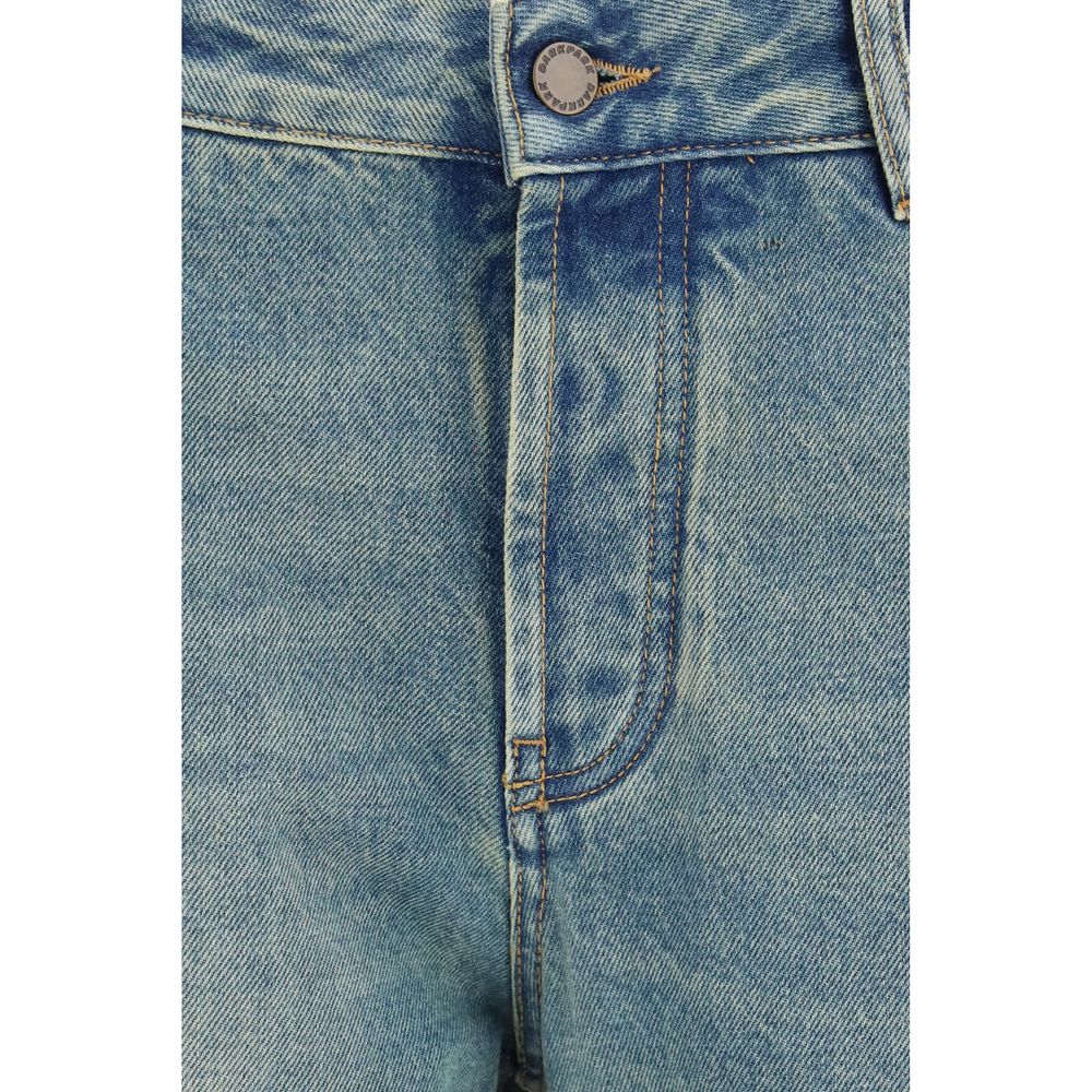Jeans by Darkpark for women in denim cotton blue features a refined silhouette with a refined straight-leg, relaxed-fit, regular-fit, boyfriend & cropped, defined by a and a refined cropped for a refined finish.