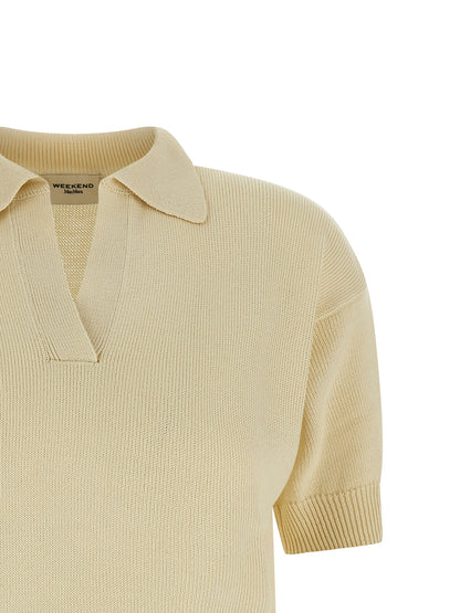 Max Mara Beige Cotton Cardigan