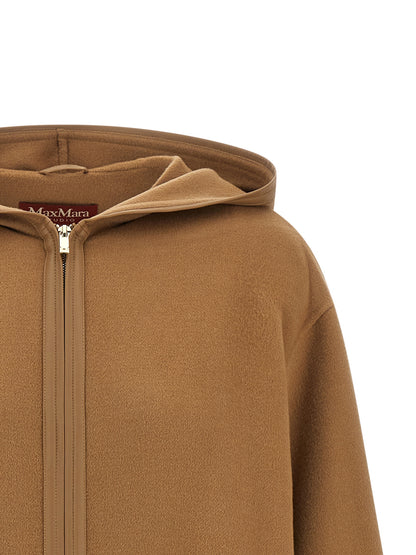 Max Mara Beige Virgin Wool Coat
