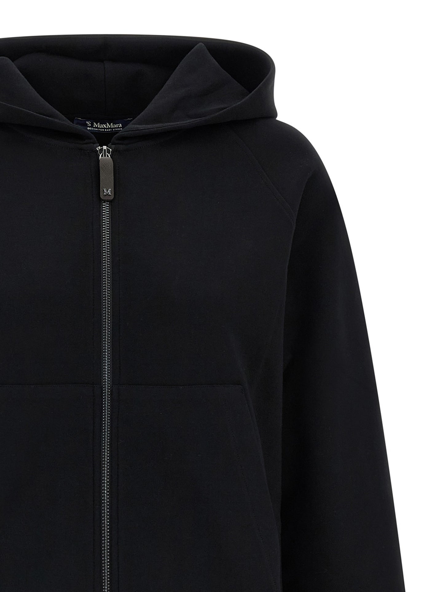 S Max Mara Black Cotton Sweatshirt