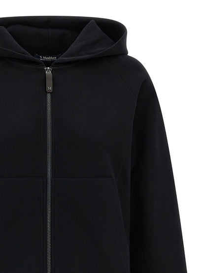 S Max Mara Black Cotton Sweatshirt
