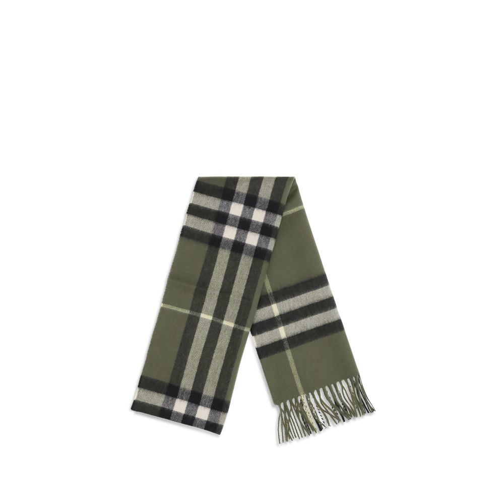 Scarf by Burberry for women in cashmere & capra leather bicolour & patterned showcases a on trend silhouette, artfully capturing the on trend essence of the Cashmere & Capra Leather Shawl Fringes Scarf design with a sophisticated finish.