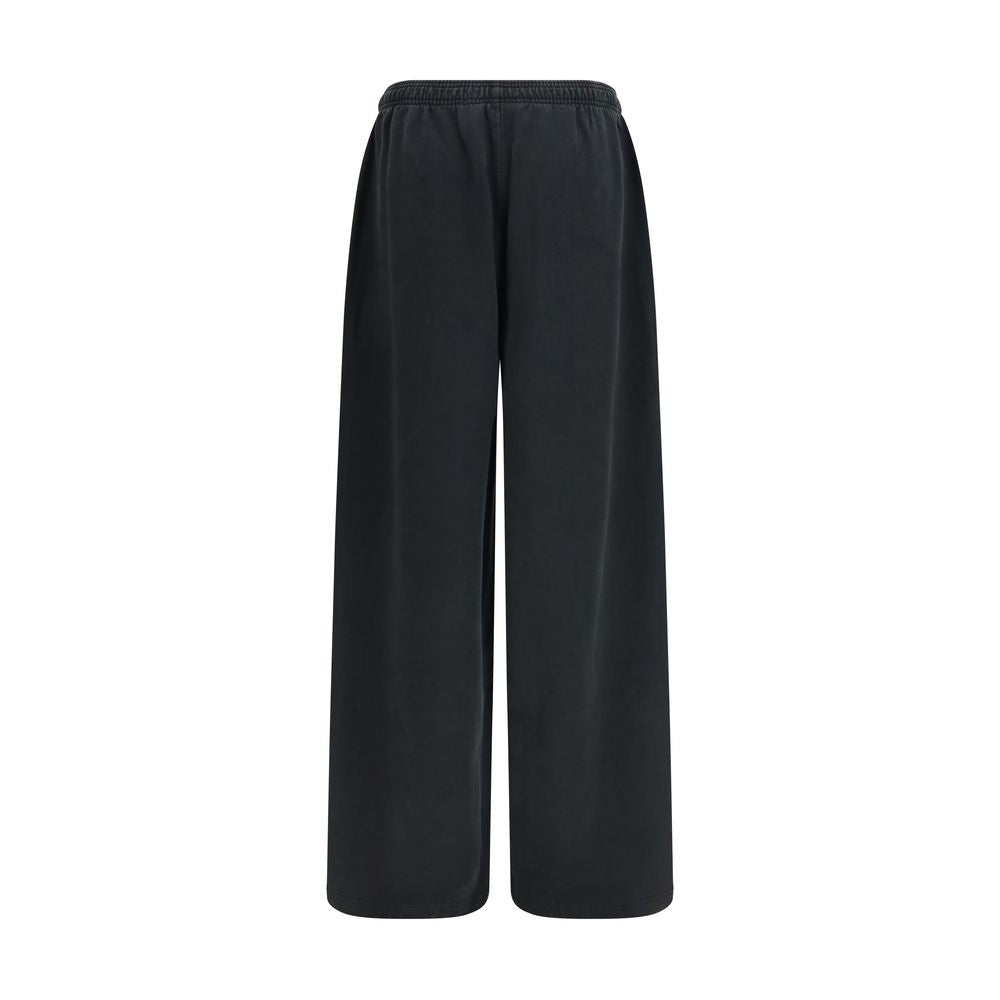 Sweatpants by Alexander Wang for women in cotton black & print features an streamlined design with , highlighting a streamlined relaxed-fit, regular-fit & wide and long cut with a comfortable .