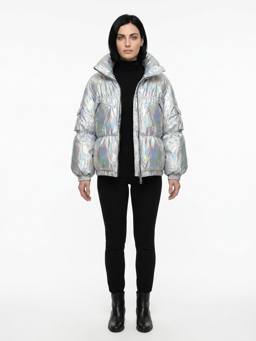 Dolce & Gabbana Gray Polyamide Shell Jacket