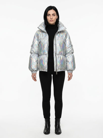 Dolce & Gabbana Gray Polyamide Shell Jacket