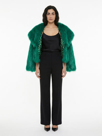 Dolce & Gabbana Green MicroModal Coat