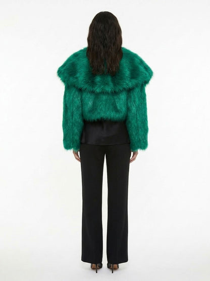 Dolce & Gabbana Green MicroModal Coat