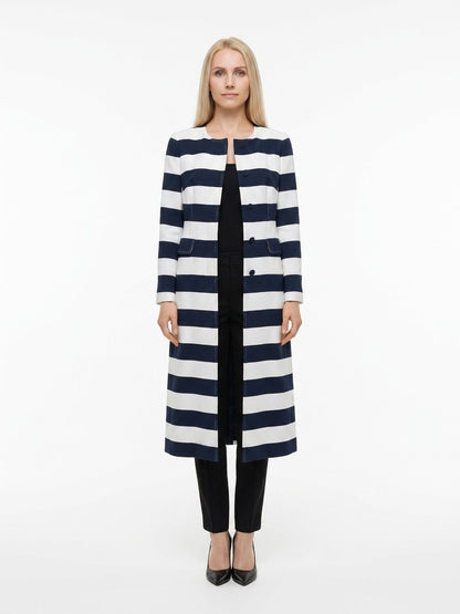 Dolce & Gabbana Bicolor Viscose Coat