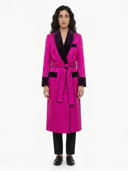 Dolce & Gabbana Pink Polyester Coat