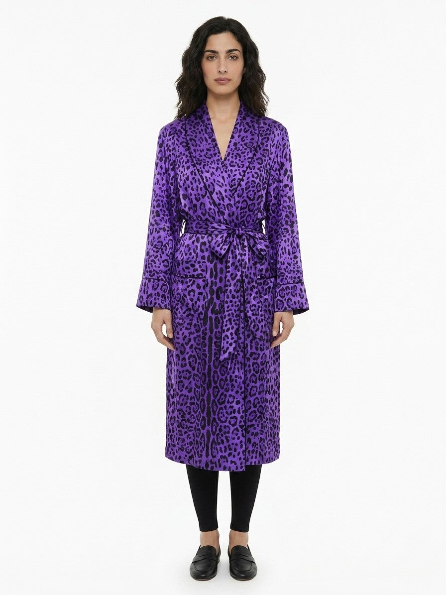 Dolce & Gabbana Multicolor Silk Robe