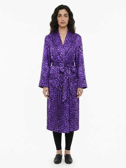Dolce & Gabbana Multicolor Silk Robe