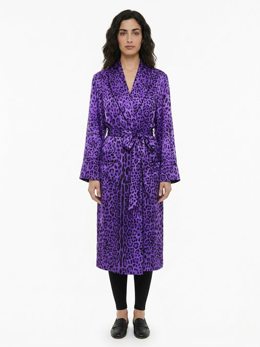 Dolce & Gabbana Multicolor Silk Robe
