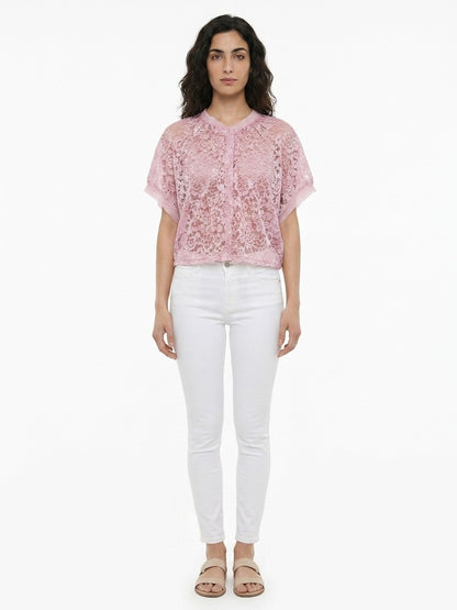 Dolce & Gabbana Pink Rayon Blouse