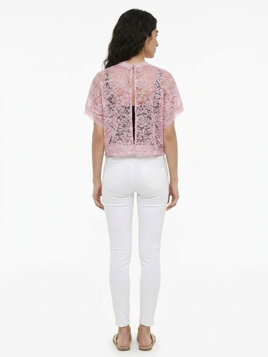 Dolce & Gabbana Pink Rayon Blouse
