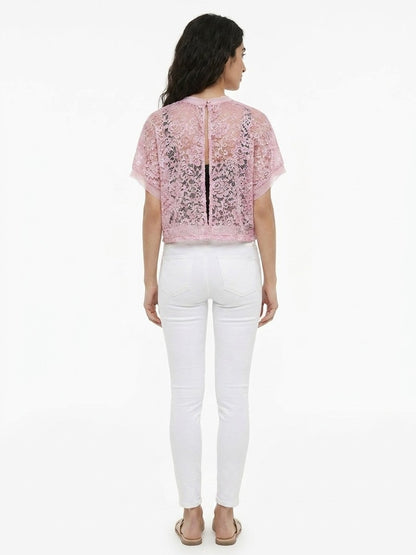 Dolce & Gabbana Pink Rayon Blouse