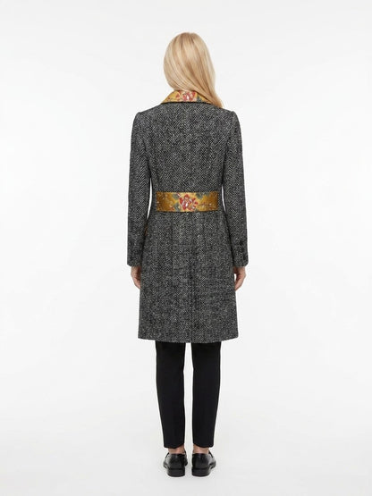 Dolce & Gabbana Multicolor Elastane Coat