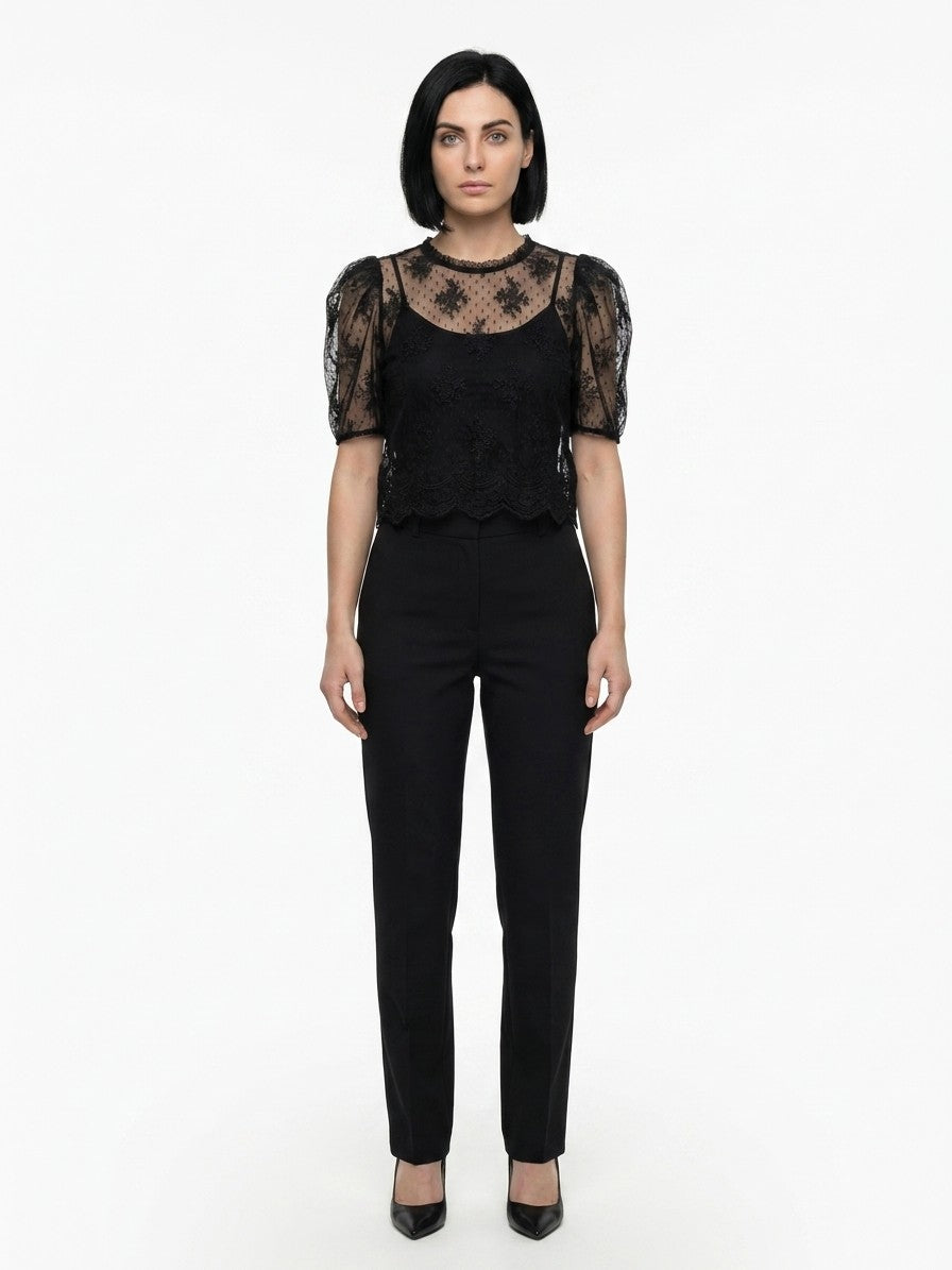 Dolce & Gabbana Black Nylon Blouse