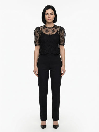 Dolce & Gabbana Black Nylon Blouse