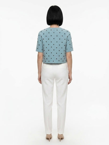 Dolce & Gabbana Light Blue Acetate Jacket