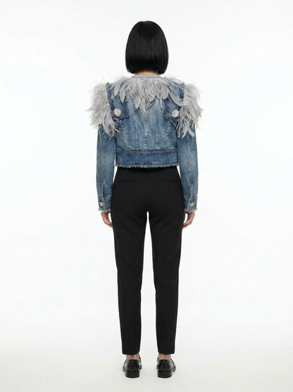Dolce & Gabbana Blue Cotton Denim Jacket