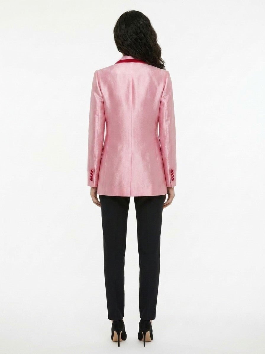Dolce & Gabbana Pink Cotton Blazer