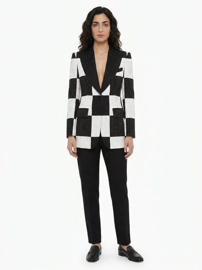 Dolce & Gabbana Multicolor Acetate Blazer