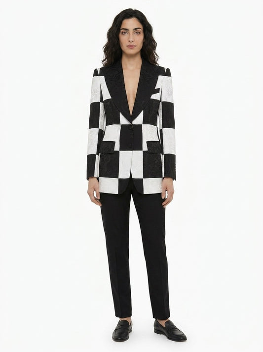 Dolce & Gabbana Multicolor Acetate Blazer