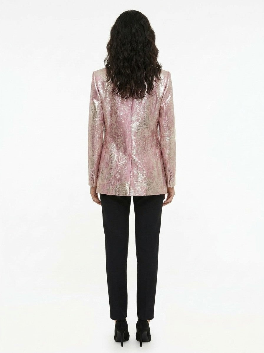 Dolce & Gabbana Multicolor Polyester Blazer