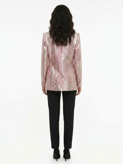Dolce & Gabbana Multicolor Polyester Blazer