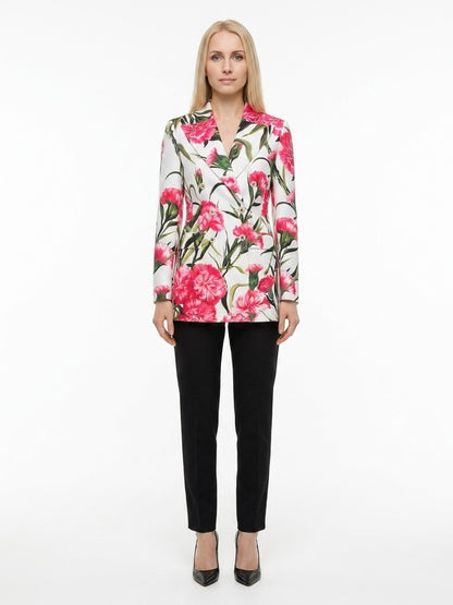 Dolce & Gabbana Multicolor Elastane Blazer