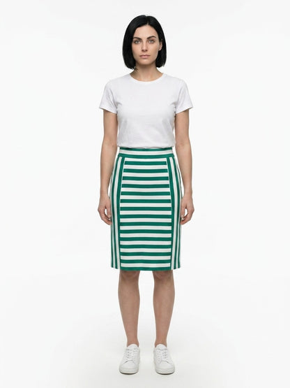 Dolce & Gabbana Multicolor Cotton Midi Skirt