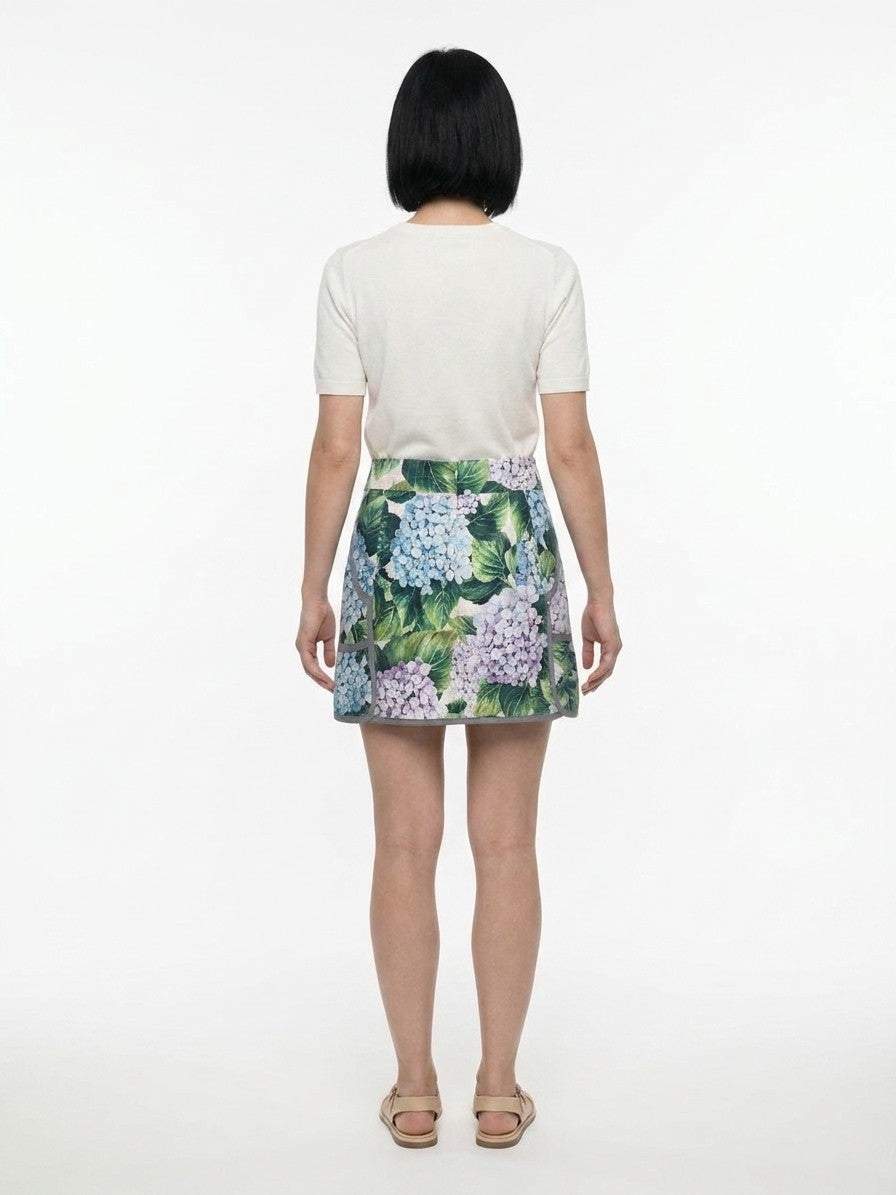 Dolce & Gabbana Multicolor Cotton Mini Skirt