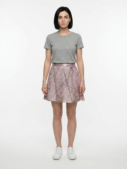 Dolce & Gabbana Multicolor Polyamide Mini Skirt