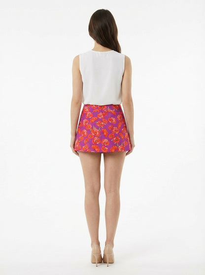 Dolce & Gabbana Multicolor Cotton Mini Skirt