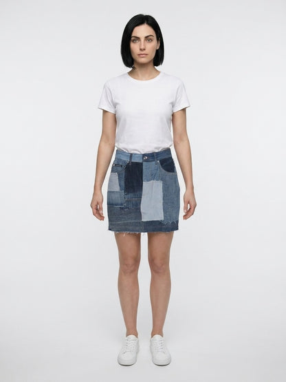 Dolce & Gabbana Multicolor Cotton Mini Skirt