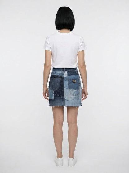 Dolce & Gabbana Multicolor Cotton Mini Skirt