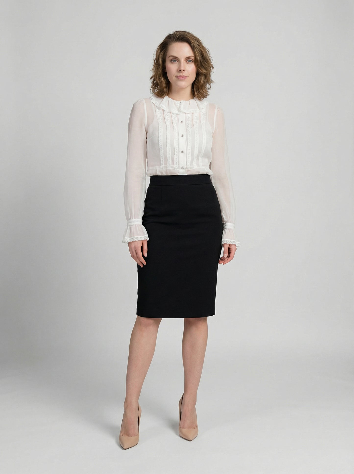 Dolce & Gabbana White Polyamide Shirt