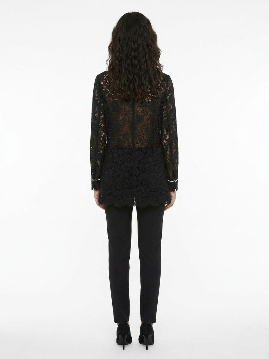 Dolce & Gabbana Black Cotton Blazer