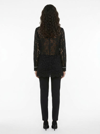 Dolce & Gabbana Black Cotton Blazer