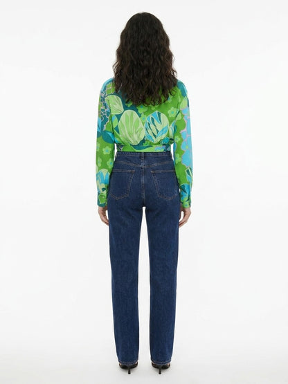 Dolce & Gabbana Multicolor Elastane Pattern Shirt