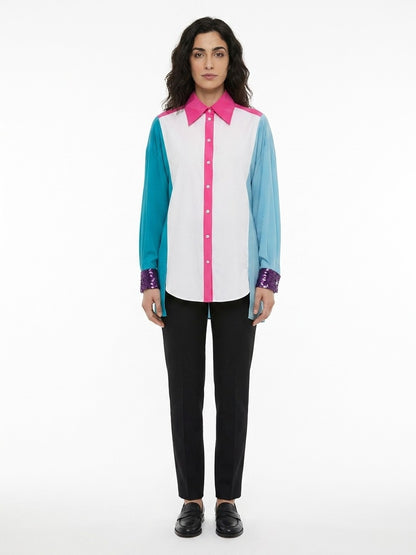 Dolce & Gabbana Blue Cotton Shirt