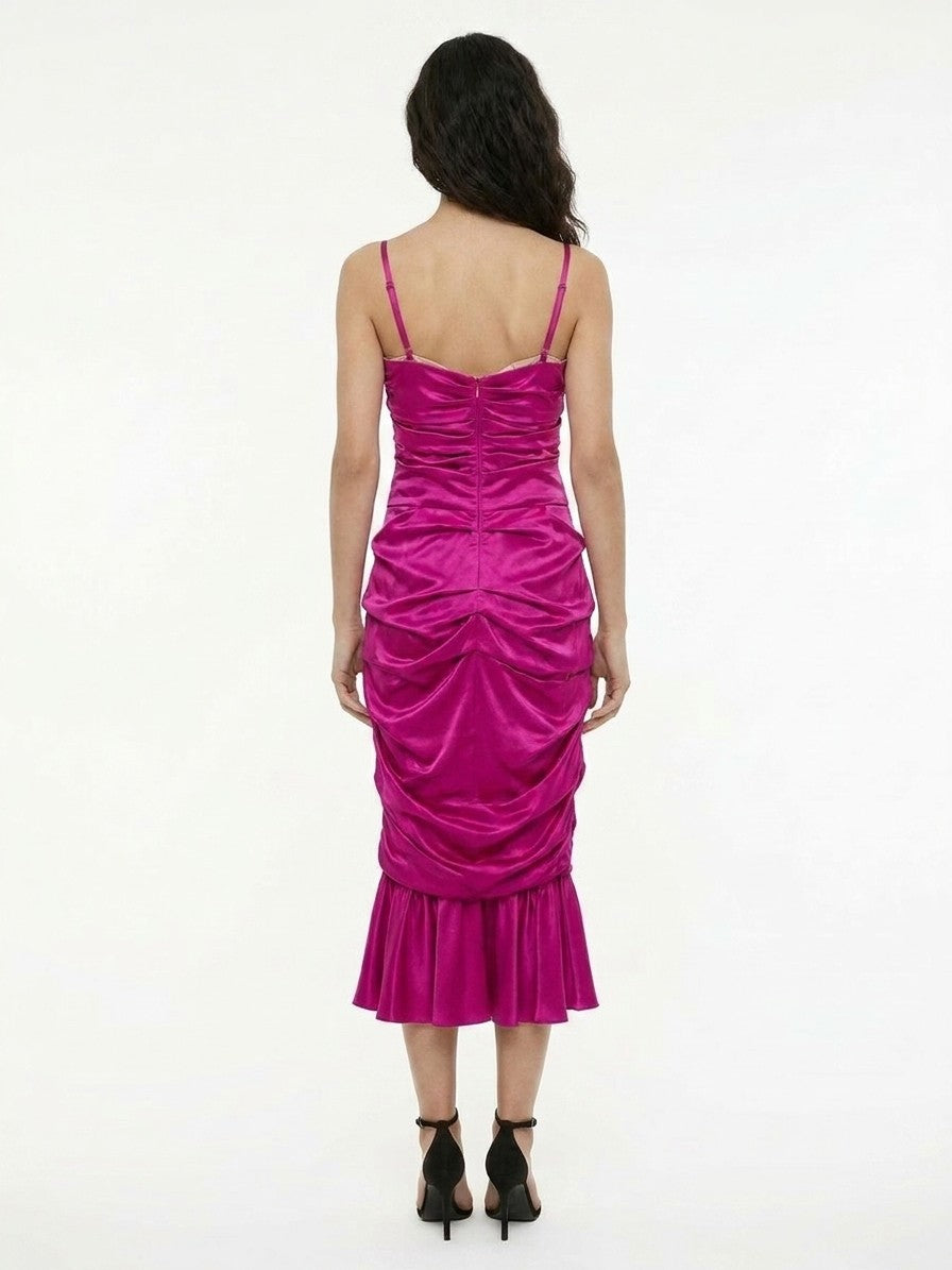 Dolce & Gabbana Purple Elastane Cocktail Dress