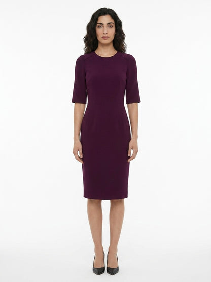 Dolce & Gabbana Purple Acetate Cocktail Dress