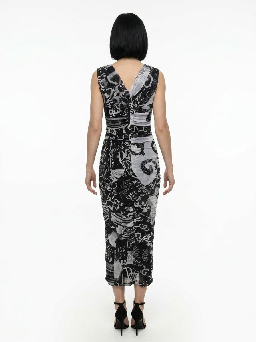 Dolce & Gabbana Bicolor Elastane Casual Dress